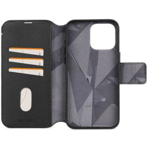 Decoded Portefeuille détachable 2 en 1 en cuir iPhone 15 Pro Max - Noir