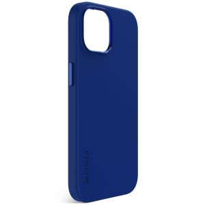Decoded Coque en silicone MagSafe iPhone 15 - Bleu foncé