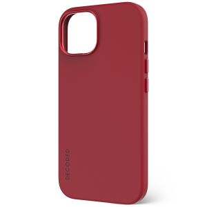 Decoded Coque en silicone MagSafe iPhone 15 - Rouge