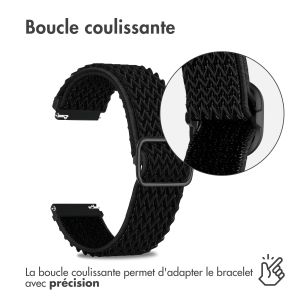 iMoshion Bracelet élastique en nylon Garmin Forerunner 245 - Noir