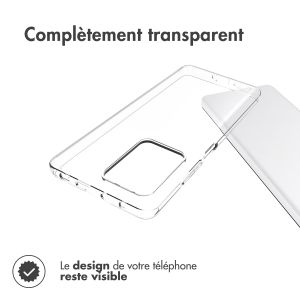 Accezz Coque Clear Xiaomi Redmi Note 12 Pro Plus - Transparent