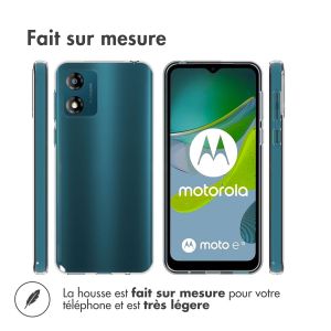 Accezz Coque Clear Motorola Moto E13 - Transparent