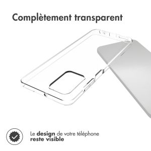 Accezz Coque Clear Motorola Moto G73 - Transparent