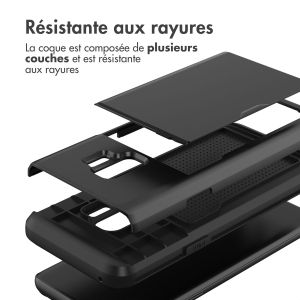 iMoshion Coque arrière avec porte-cartes Samsung Galaxy S9 - Noir