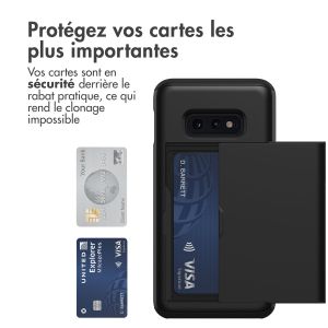 iMoshion Coque arrière avec porte-cartes Samsung Galaxy S10e - Noir