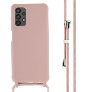 iMoshion ﻿Coque en silicone avec cordon Samsung Galaxy A13 (4G) - Sand Pink