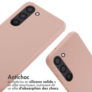 iMoshion ﻿Coque en silicone avec cordon Samsung Galaxy S23 - Sand Pink