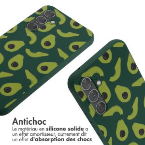 iMoshion Coque design en silicone avec cordon Samsung Galaxy A54 (5G) - Avocado Green