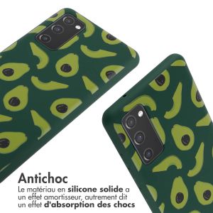 iMoshion Coque design en silicone avec cordon Samsung Galaxy S20 FE - Avocado Green