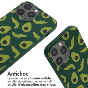 iMoshion Coque design en silicone avec cordon iPhone 13 Pro Max - Avocado Green