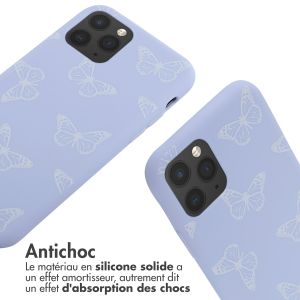 iMoshion Coque design en silicone avec cordon iPhone 11 Pro - Butterfly
