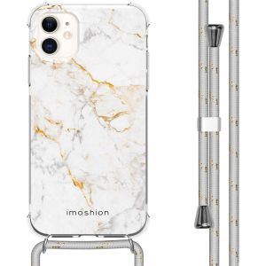 iMoshion Coque Design avec cordon iPhone 11 - White Marble