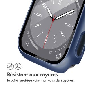 iMoshion Coque rigide à couverture complète Apple Watch Series 7 / 8 / 9 - 45 mm - Bleu foncé