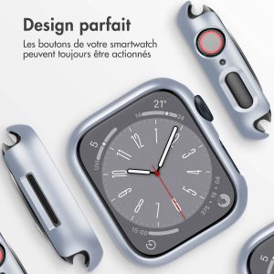 iMoshion Coque rigide à couverture complète Apple Watch Series 7 / 8 / 9 - 41 mm - Argent