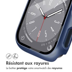 iMoshion Coque rigide à couverture complète Apple Watch Series 7 / 8 / 9 - 41 mm - Bleu foncé