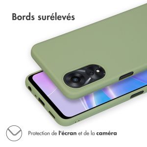 iMoshion Coque Couleur Oppo A78 (5G) - Olive Green