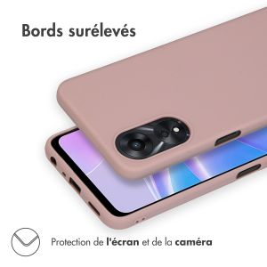 iMoshion Coque Couleur Oppo A78 (5G) - Dusty Pink