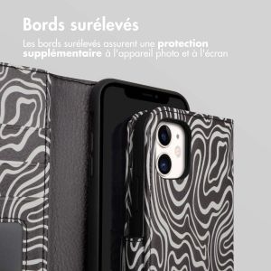 iMoshion ﻿Étui de téléphone portefeuille Design iPhone 11 - Black And White