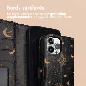 iMoshion ﻿Étui de téléphone portefeuille Design iPhone 12 (Pro) - Sky Black