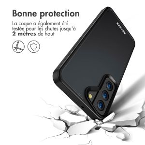 Accezz Coque Givrée Robuste Samsung Galaxy S22 - Noir