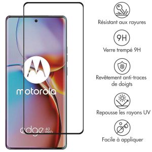 Selencia Protection d'écran premium en verre trempé Motorola Edge 40 Pro
