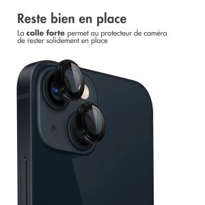 iMoshion ﻿Lot de 2 protections d'objectif de caméra iPhone 14 / 14 Plus - Noir
