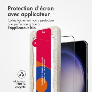 Accezz Protection d'écran en verre trempé avec applicateur Samsung Galaxy S22 / S23 - Transparent