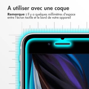 Accezz Protection d'écran en verre trempé iPhone SE (2022/2020)