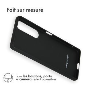 iMoshion Coque Couleur Sony Xperia 1 V - Noir