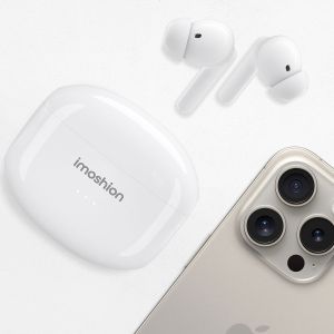 iMoshion ﻿Écouteurs Aura Pro - Écouteurs sans fil - Écouteurs sans fil Bluetooth - Avec fonction de réduction du bruit ANC - Blanc