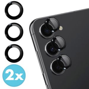 iMoshion Lot de 2 protections d'objectif de caméra Samsung Galaxy S23 FE - Noir