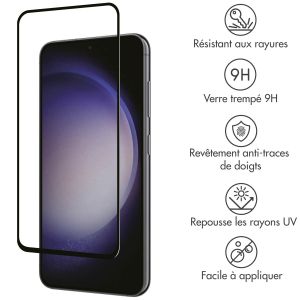 Accezz Protection d'écran en verre trempé Full Cover Samsung Galaxy A54 (5G) / S23 FE - Transparent
