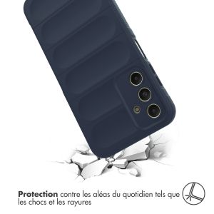 iMoshion Coque arrière EasyGrip Samsung Galaxy A15 (5G/4G) - Bleu foncé