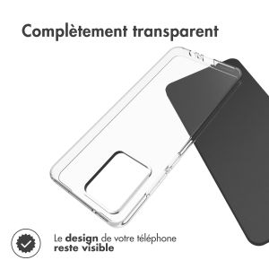 Accezz Coque Clear Motorola Moto G84 - Transparent