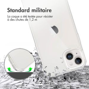 Accezz Coque Xtreme Impact iPhone 15 Plus - Transparent