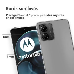 Accezz Coque Clear le Motorola Moto G14 - Transparent