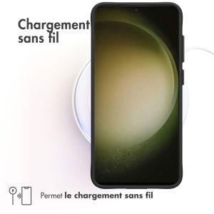 iMoshion Coque Rugged Hybrid Carbon Samsung Galaxy S24 - Noir