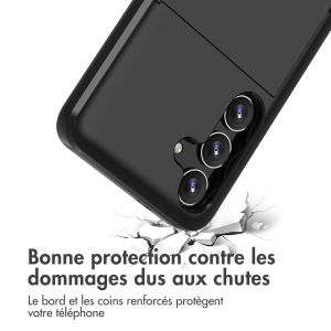 iMoshion Coque arrière avec porte-cartes Samsung Galaxy S24 - Noir