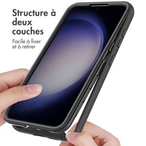 iMoshion Coque 360° Full Protective Samsung Galaxy S24 - Noir