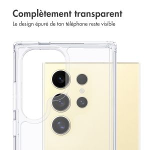 iMoshion Coque Stand Samsung Galaxy S24 Ultra - Transparent