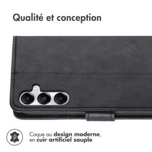 iMoshion Étui de téléphone portefeuille Luxe Samsung Galaxy A35 - Noir