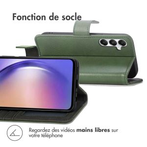 iMoshion Étui de téléphone portefeuille Luxe Samsung Galaxy A55 - Vert