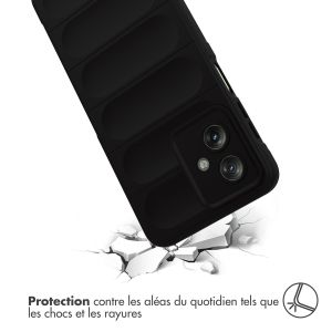 iMoshion Coque arrière EasyGrip Motorola Moto G54 - Noir