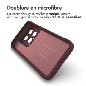 iMoshion Coque arrière EasyGrip Xiaomi 14 - Aubergine