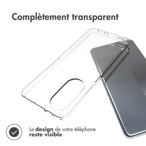 Accezz Coque Clear pour Oppo A98 - Transparent