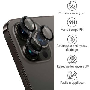 Protecteurs d’objectif en Verre Trempé pour iPhone 15 Pro/15 Pro Max