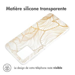 iMoshion Coque Design Motorola Moto G54 - Golden Leaves