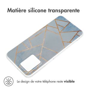 iMoshion Coque Design Motorola Moto G54 - Blue Graphic