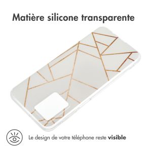 iMoshion Coque Design Motorola Moto G54 - White Graphic