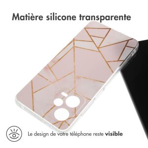 iMoshion Coque Design Xiaomi Redmi Note 12 Pro - Pink Graphic